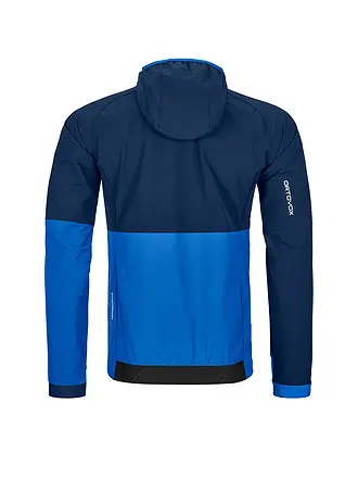 ORTOVOX | Veste softshell homme Punta Berrino Hoodiie | dunkelblau